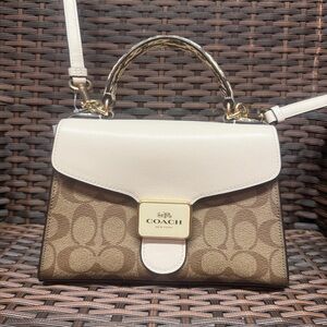 Coach Pepper Satchel and Wallet In Signature Canvas C1325